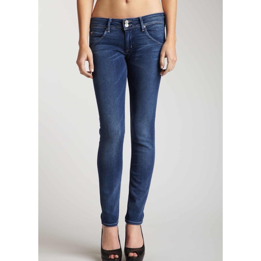 Hudson Collin flap skinny jeans soft stretch 27
